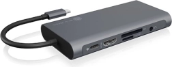Icy Box USB‑C dokkimisjaam HDMI ja VGA, gigabitise LAN-i ja Power Delivery toega