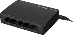 Lüliti LANBERG DSP2-1005 5x 1Gb/s haldamata Gigabit Ethernet lauaseade 12V