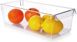 Külmiku organiseerija 36 × 15 × 10 cm – läbipaistev plastkarp