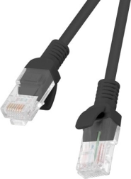 Patch-kaabel Cat 5e 0,25 m must – 10 tk