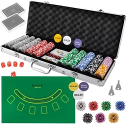 Pokerikomplekt 500 žetooniga kohvris