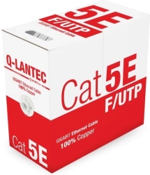 Varjestatud võrgukaabel F/UTP Cat 5e, PVC, 100% vask, 305 m