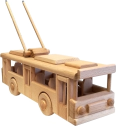 Ceeda Cavity puidust trollibuss