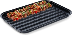 Terasest perforatsiooniga grillimispann 34,5 × 24 cm