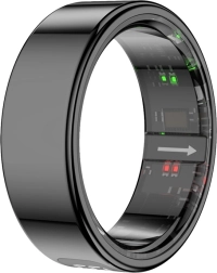Nutikas sõrmus COLMI R12 (must) – suurus 8, läbimõõt 18,3 mm