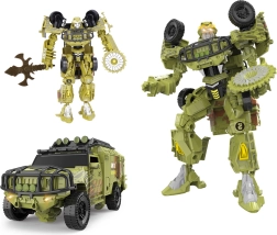 Transformeeruv autorobot 17 cm mõõga ja saega – soomustatud sõiduk