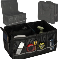 Auto pagasiruumi korraldaja helkurdetailidega