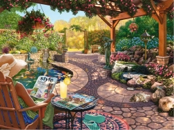 Ravensburger pusle Cozy Backyard Bliss 750 tükki