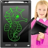 Kruzzel LCD-joonistustahvel, 9,5 tolli, must
