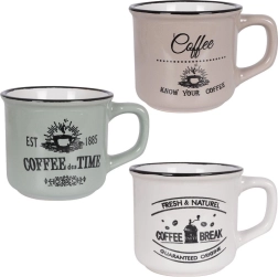 Keraamilised kruusid 160 ml, komplekt 3 tk