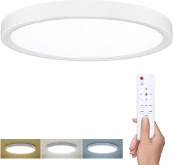 Solight LED lae- ja seinavalgusti Estela white kaugjuhtimispuldiga 30 cm