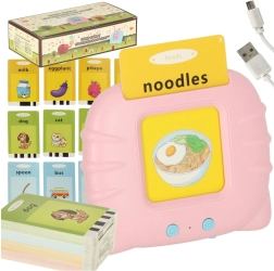 Elektrooniline inglise keele õppekaardi lugeja, 112 helikaarti, roosa