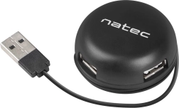 USB-jaotur Natec Bumblebee 4 porti must