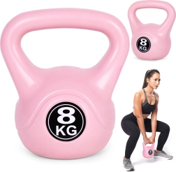 Kettlebell 8 kg roosa koduseks treeninguks MODERNHOME