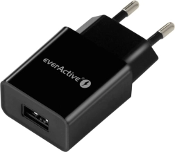Võrgulaadija 1× USB 12 W 2,4 A everActive