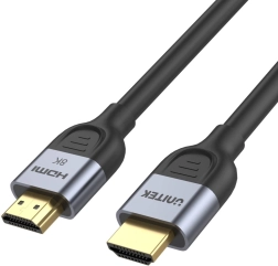 HDMI 2.1 kaabel 8K 60Hz, must, 2 m
