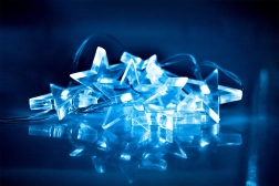 Solight LED-jõulutulede kett tähtedega, 1,5 m, 10 LED-i – Sinine valgus
