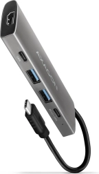 Mitmeotstarbeline USB‑C jaotur 5‑ühes 10 Gb/s koos HDMI 4K ja Power Deliveryga