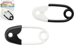 Mustrinõela kujuline mustvalge kõristi 12 cm