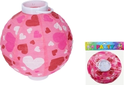 Südamekestega patareitoitel lampioon-kera 20 cm