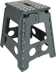 Kokkupandav libisemiskindel taburet 39,5 cm – Tumehall