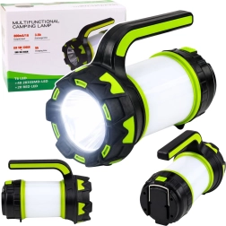 Akuga 2-in-1 LED-kämpingulamp ja -taskulamp