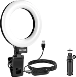 Neewer BR60 5" rõngas LED-valgusti klambriga ja lauastatiiviga