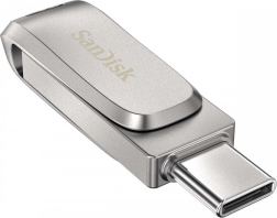 Sandisk ultra dual drive luxe 256 GB USB 3.1 Type‑C/USB‑A metallist välkmäluseade