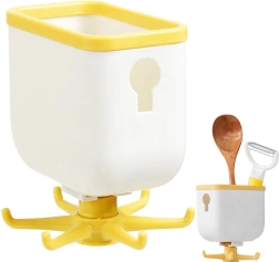 Köögi tööriistade riputi pöörlevate konksudega