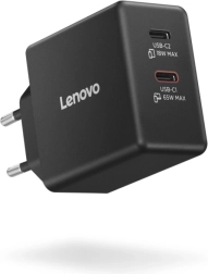 Kompaktne kahe USB‑C pordiga 65 W GaN-laadija
