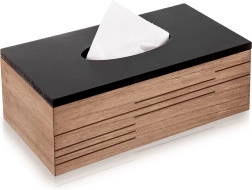 Puidust salvrätikukarp Line 25 × 13,5 × 9 cm