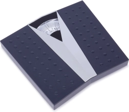 Mechanical bathroom scale 120 kg, black
