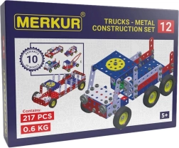 Merkuri metallist ehituskomplekt „Puksiirauto“, 217 detaili