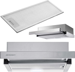 Teleskoopiline köögikubu 50 cm roostevaba BERDSEN BT-233 LED-valgustusega