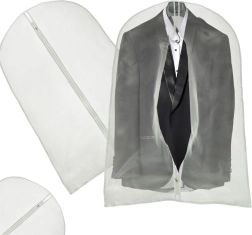 Tõmblukuga rõivakate 60 × 100 cm – Läbipaistev