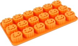 Halloween Pumpkin-Shaped Silicone Ice Cube Mold