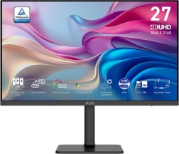 Moodne MSI monitor 27 tolli LED UHD lame 60 Hz must