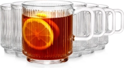 Sangaga klaasid 350 ml, komplekt 6 tk, sooniline klaas Vilde