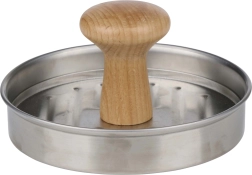 ALPINA metallist ja puidust burgeripress 13 × 13 × 6 cm