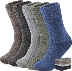 Talvised meeste sokid – komplekt 5 paari (suurus 39–45)