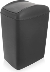 Plastist prügikast kallutatava kaanega 5 l – hall