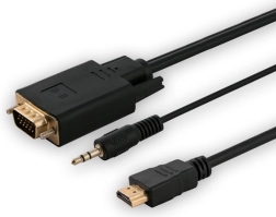 HDMI to VGA Adapter with Audio, 1.8 m