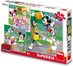 Pusle MICKEY JA MINNIE teevad sporti 3×55 tükki
