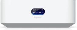 UniFi Express 7 lüüs ja kontroller koos Wi‑Fi 7 ja 10G ühenduvusega