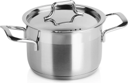 Roostevabast terasest pott kaanega Anett 14 cm, 1,5 l
