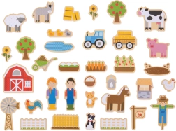 Bigjigs Toys puidust magnetid Talufarm