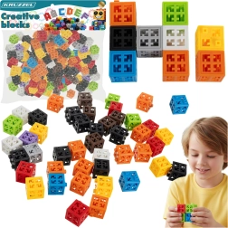 Kruzzel creative spatial construction blocks 3D 160 pieces (2 × 2 × 2 cm)