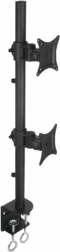 Kahekordne lauale kinnitatav monitorihoidik 13–27", must
