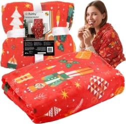 Jõuluteemaline flanelltekk RUHHY 150 × 200 cm
