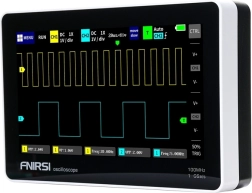 Fnirsi 1013D kaasaskantav 7" digitaalne ostsilloskoop 100 MHz, 1 GSa/s